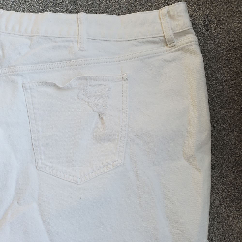 Torrid plus vintage stretch denim high rise distressed shorts, 26/ 49", … - Picture 11 of 15